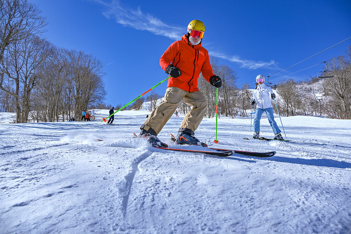 Skier at Sugar Mountain