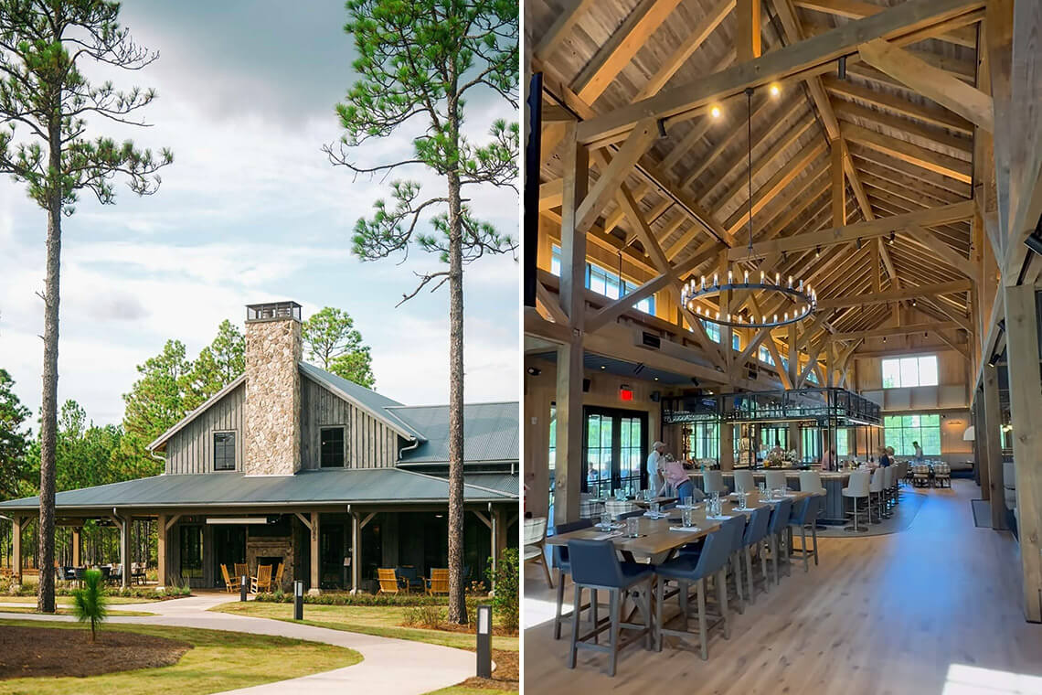 Exterior and interior of Station 21