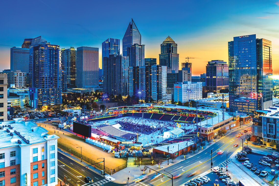 Truist Field and Uptown Charlotte