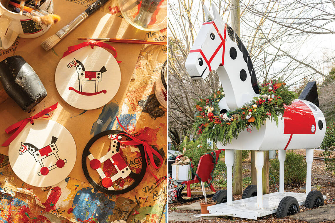 Morris, the Tryon Horse and toys from Tryon Toy Makers