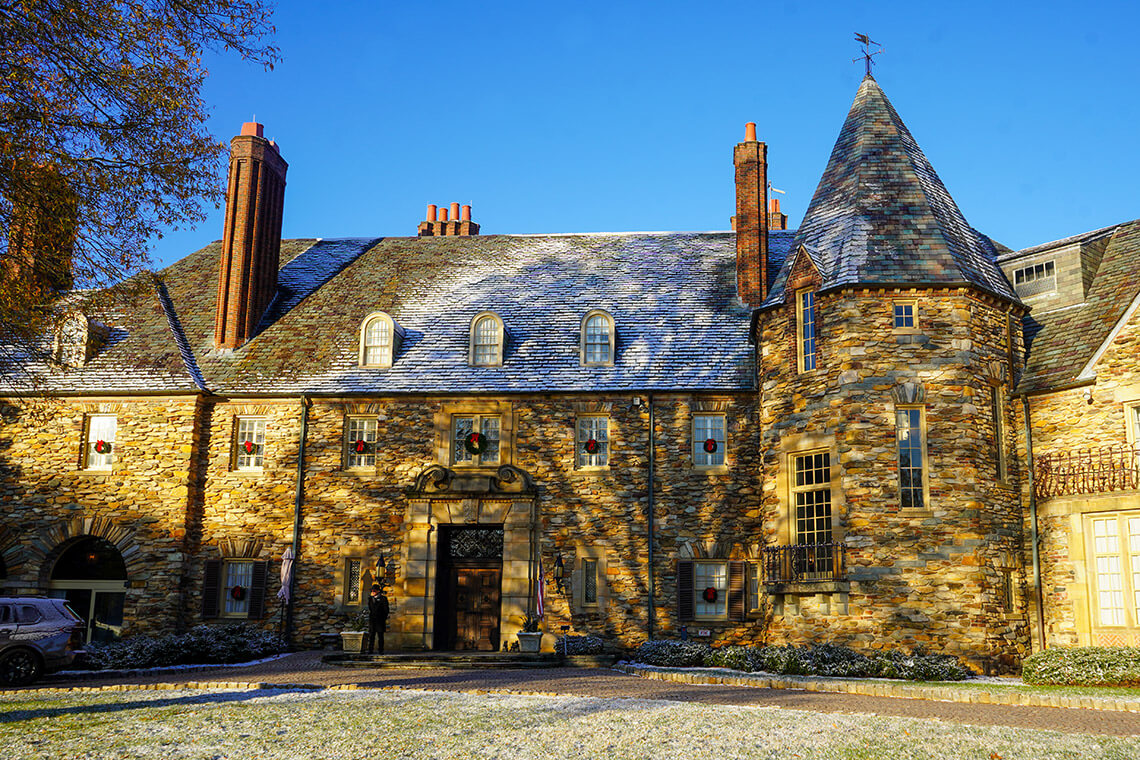 Graylyn decorated for Christmas