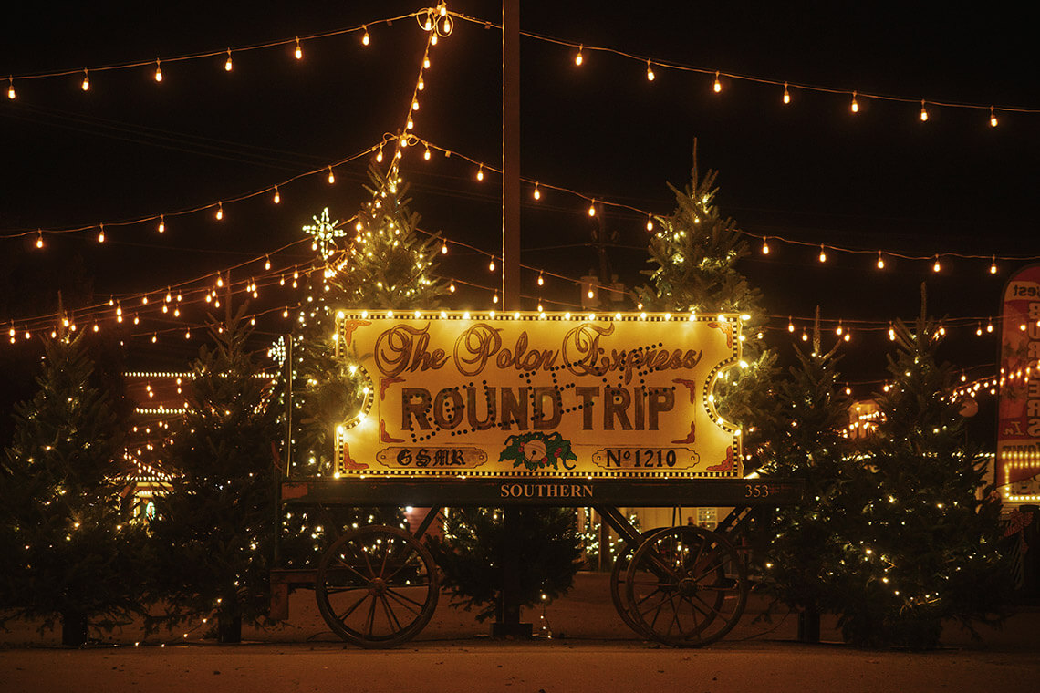 The Polar Express Sign