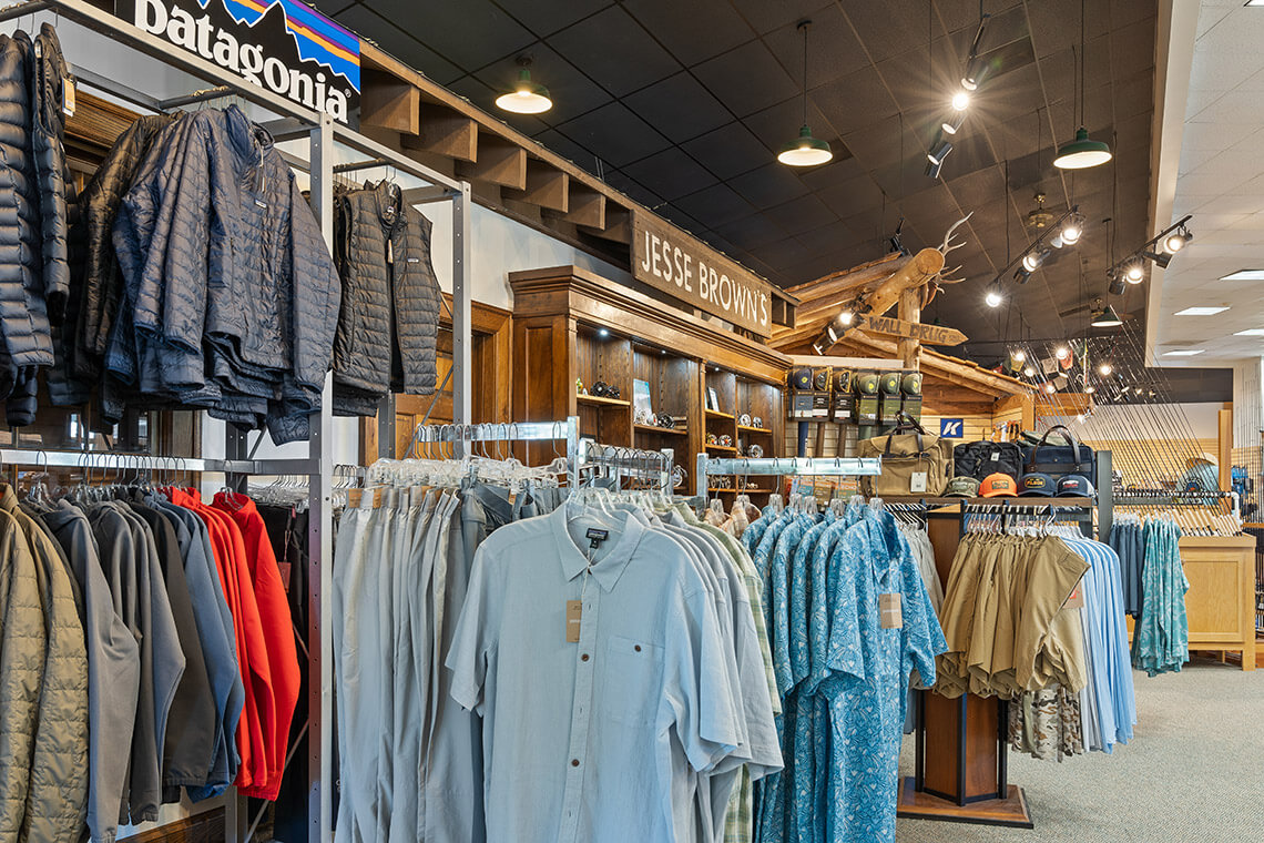 Apparel at Jesse Brown's Outdoors at SouthPark