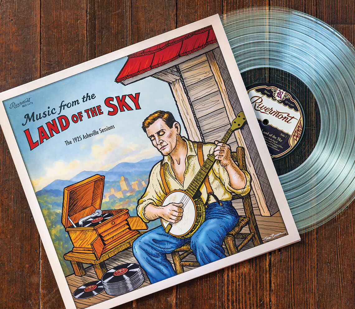 Album cover for Music From the Land of the Sky, 1925 Asheville session.