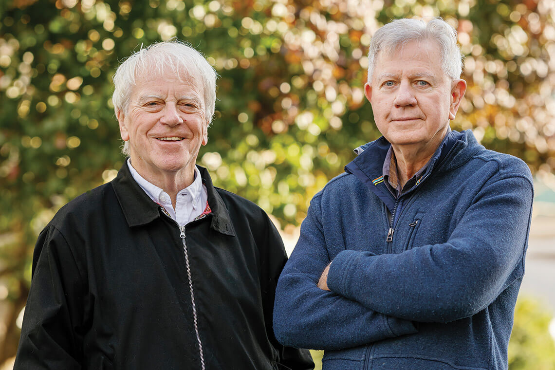 Tony Russell and Wayne Martin