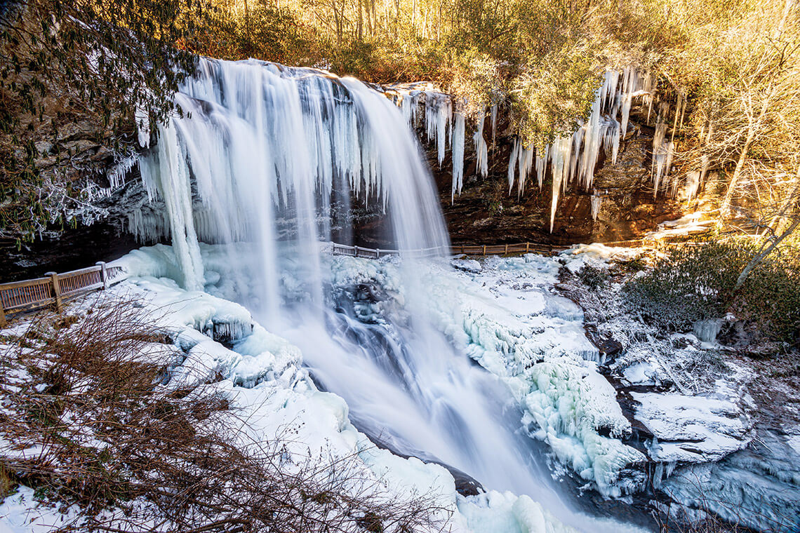 Frozen waterfall 