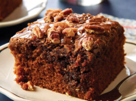 Slice of rocky road cola cake