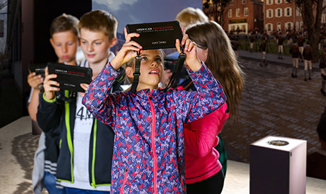 Kids learning about the American Revolution