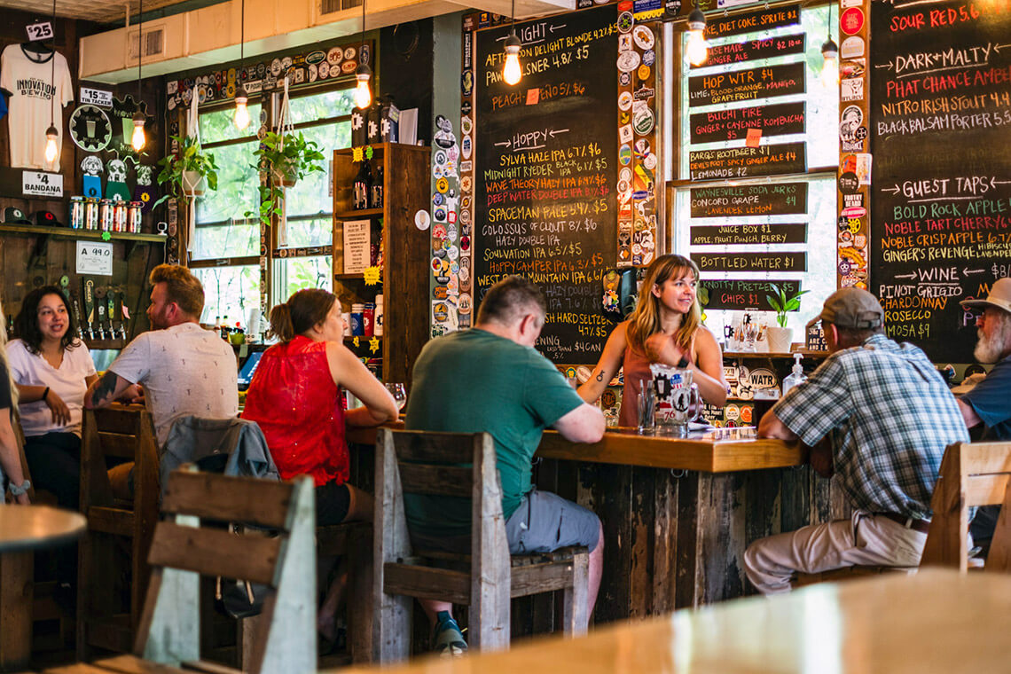 Bar at Innovation Brewing