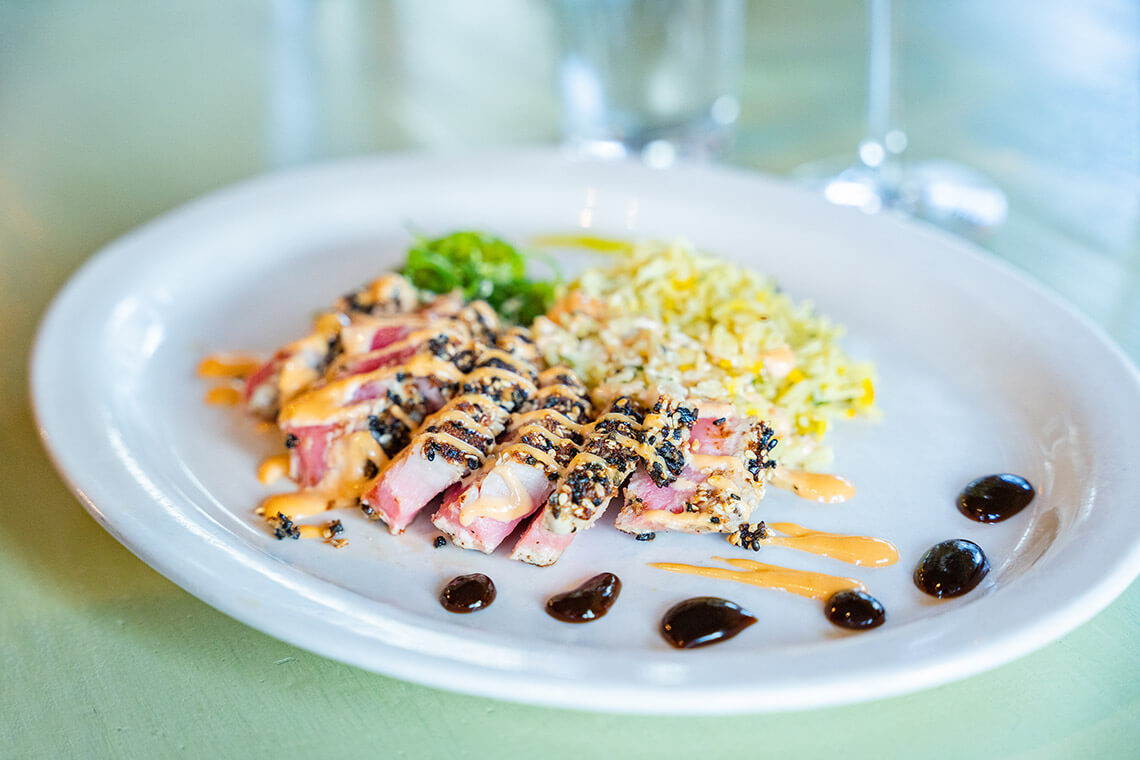 Tuna from Lulu's on Main in Sylva