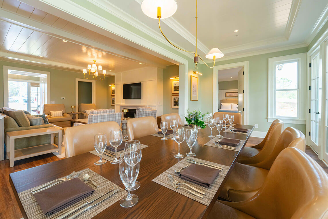 Dining area at The Cottages at No. 8