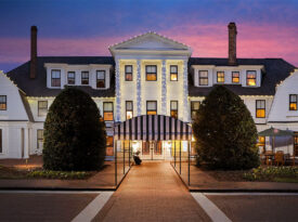 The Holly Inn at night