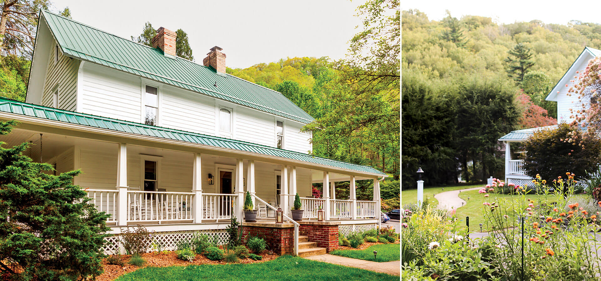 Exterior and garden of Lovill House