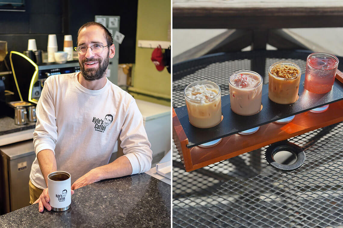 Barista at Kyle's Coffee in Kernersville.