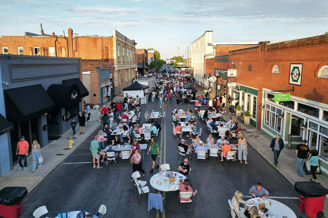 Jazz on the Alley weekly event in Oconee SC