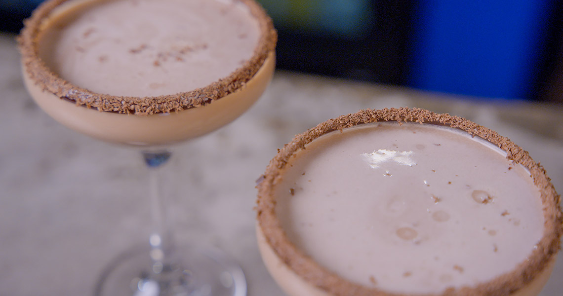 Two choco-tinis