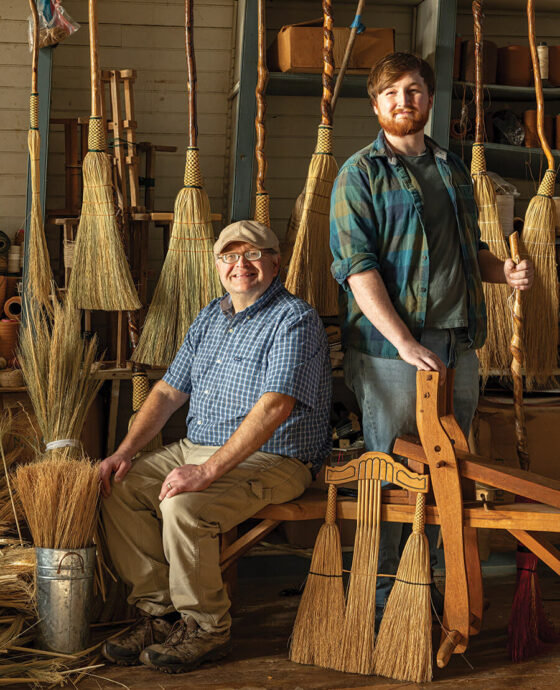Marlow and Corbin Gates at Friendswood Brooms