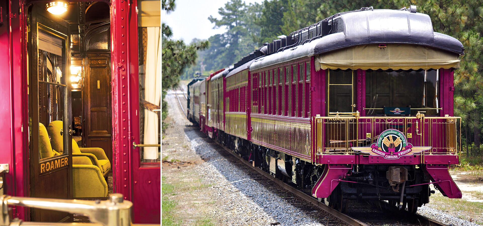 The Roamer exterior, part of the Aberdeen Carolina & Western Railway