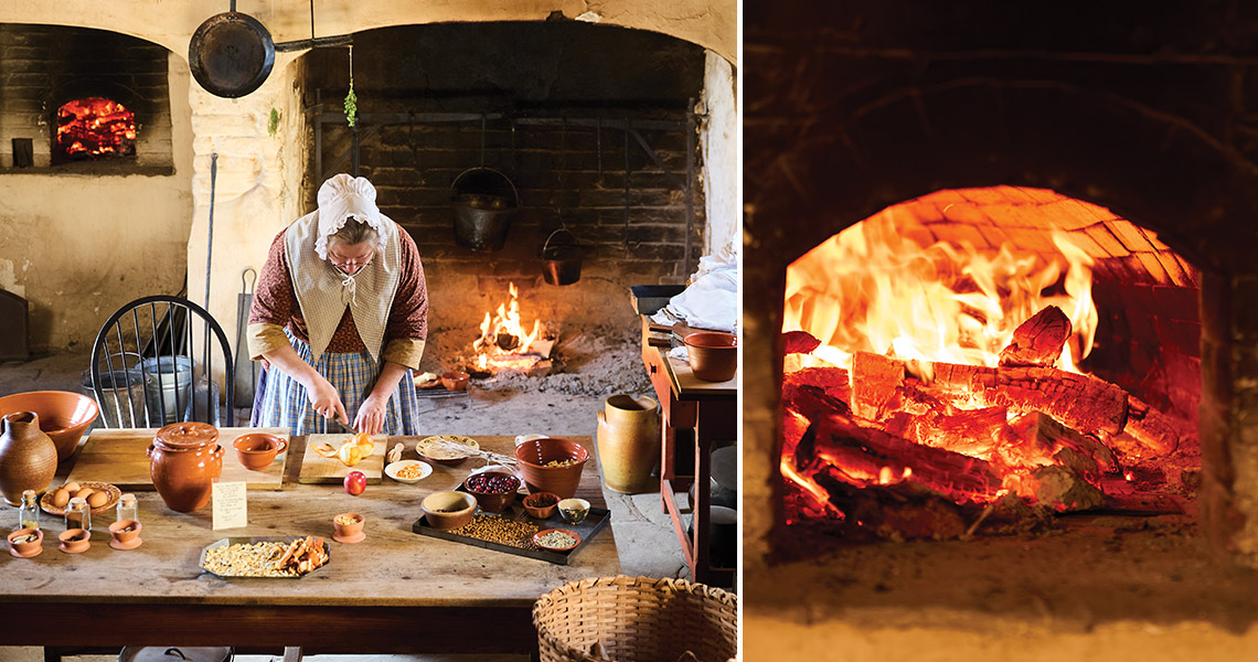 Hearth cooking at Old Salem Museums & Gardens