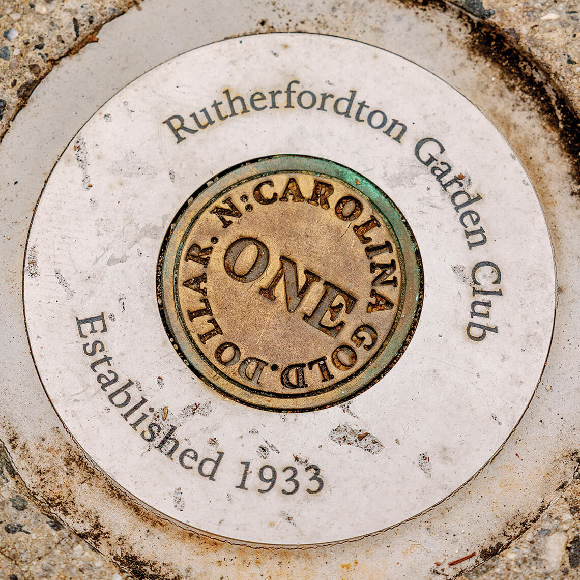 Replica of Bechtler's gold coin