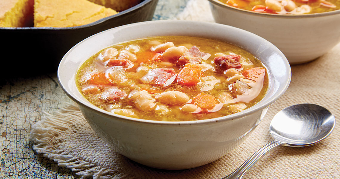 Bean and ham bone soup