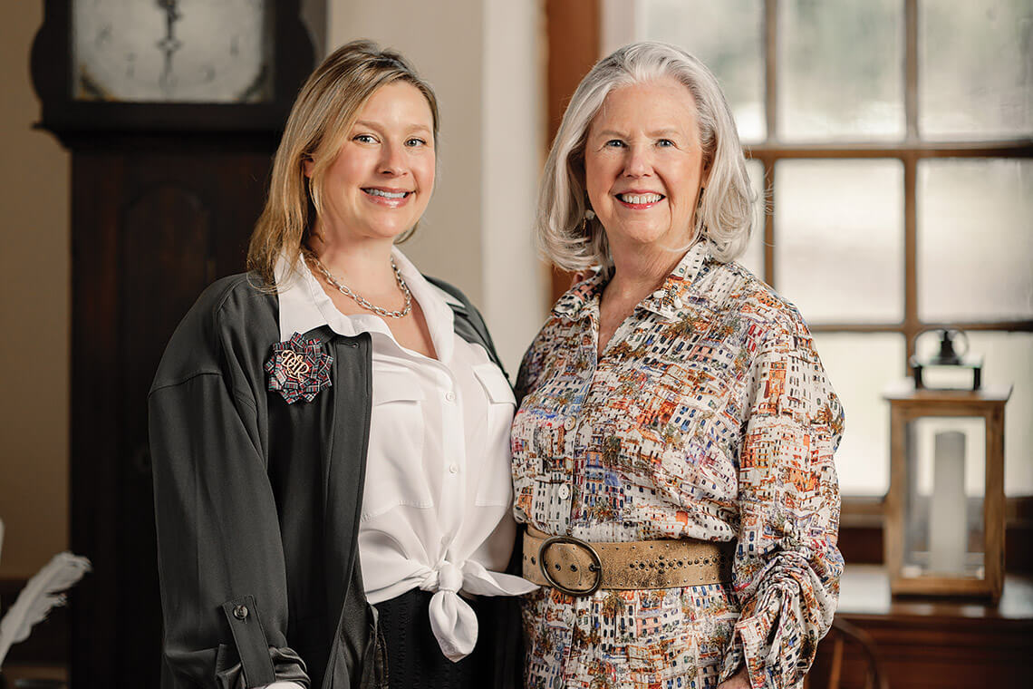 Casey Funderburk and Elizabeth Nisbet Miller