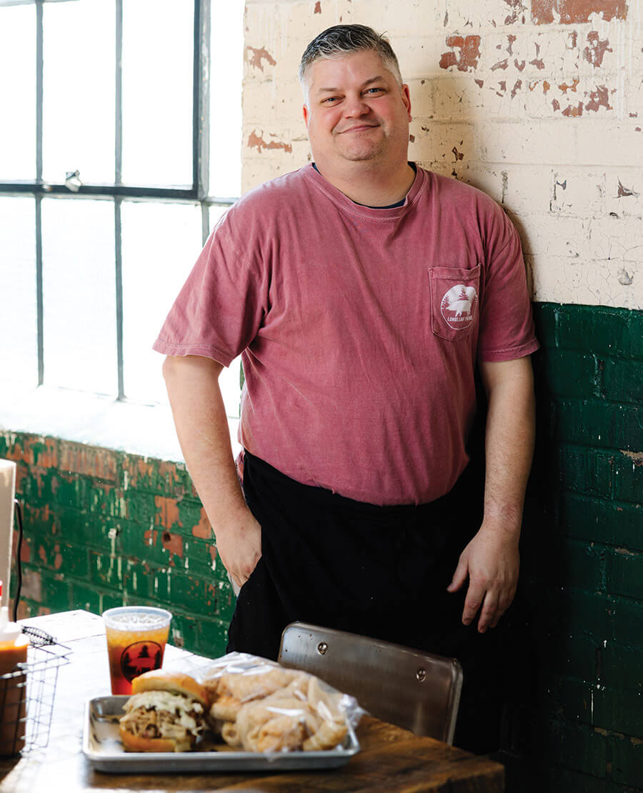 Dave Mitchell at Longleaf Swine