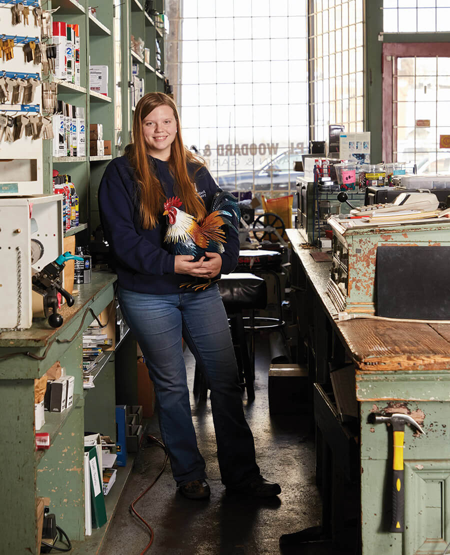 Sam Batts at Womble Hardware & P.L. Woodard & Co. 