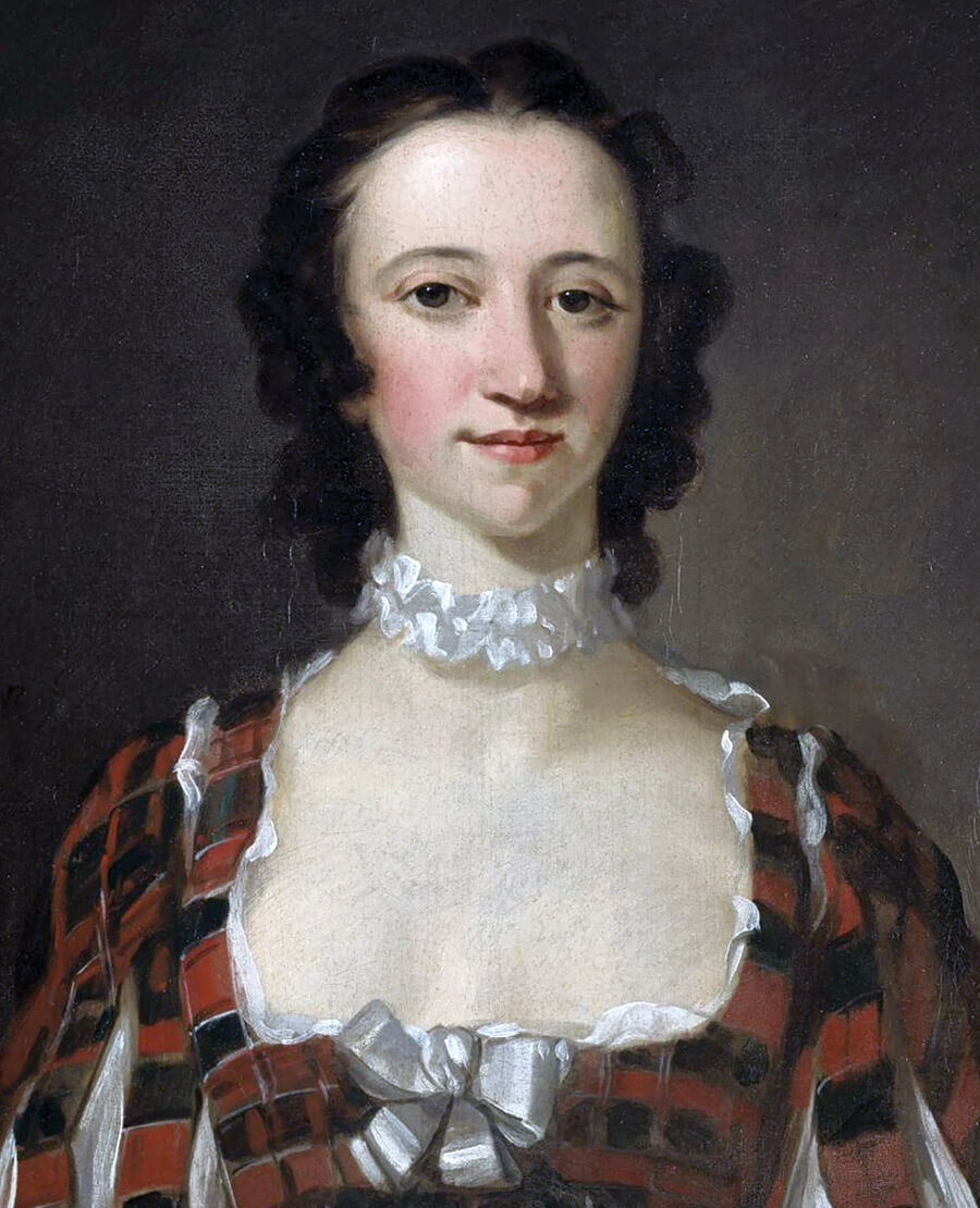 Oil portrait of Flora Macdonald