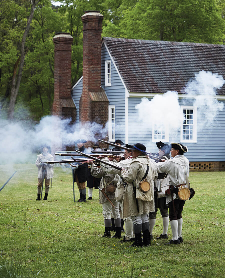 Reenactors at Historic Halifax State Historic Site