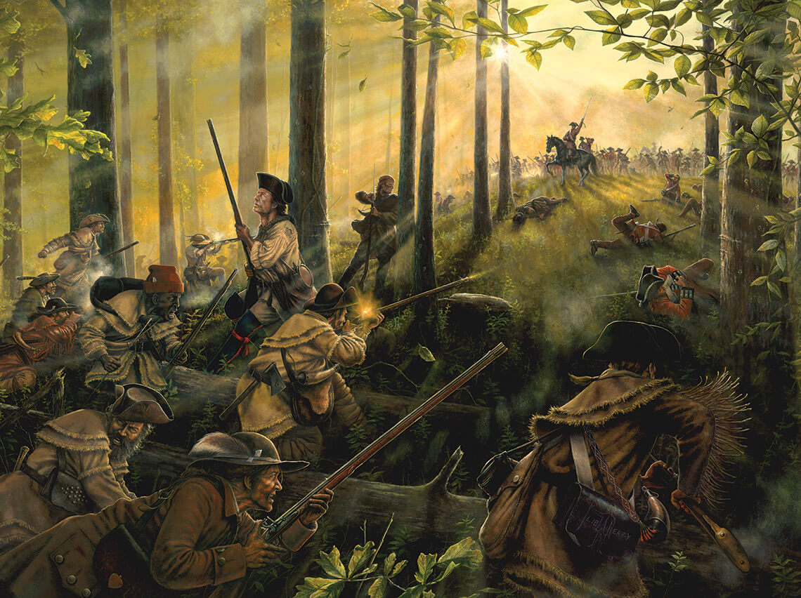 Painting of Overmountain Victory