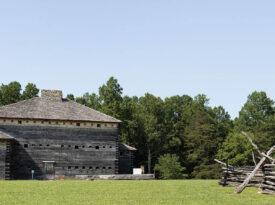 Exterior of Fort Dobbs State Historic Site
