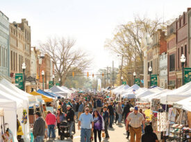 Market at the Fremont Daffodil Festival