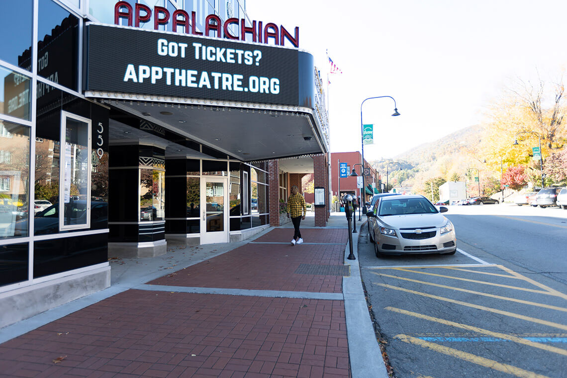 Exterior of Appalachian Theatre