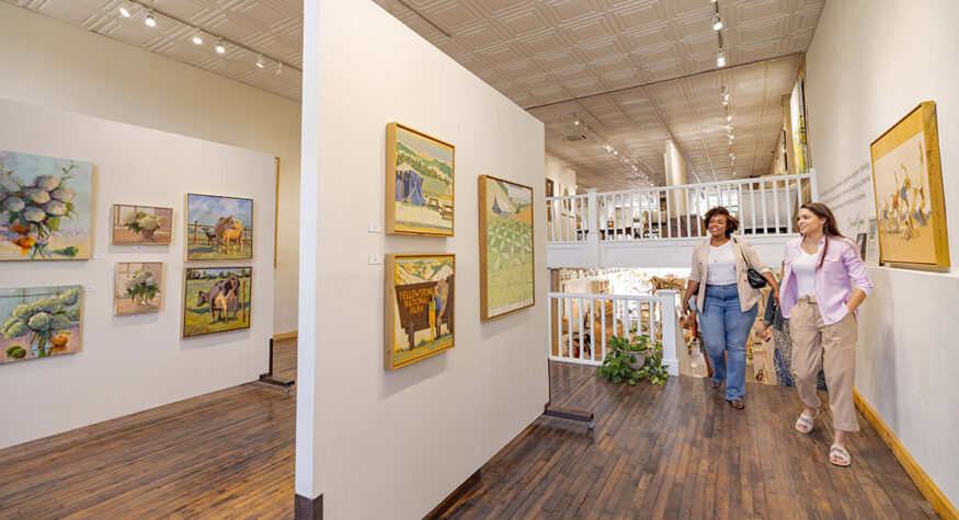Women shop at Common Good Company in Boone