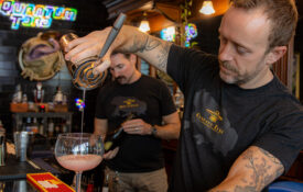 Bartender at Quantum Toad