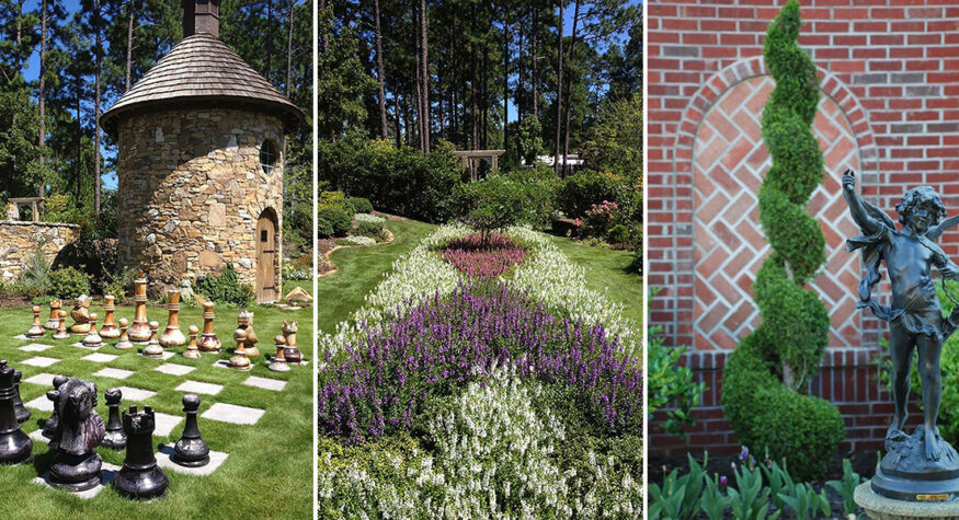 Healing Garden at the Clara McLean House in Pinehurst