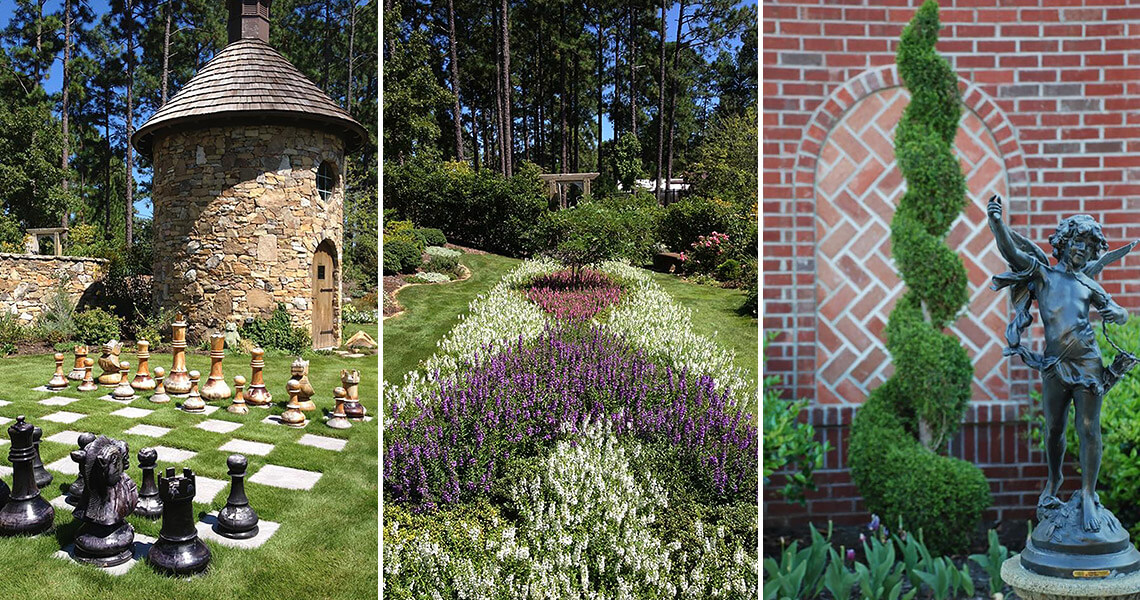 Healing Garden at the Clara McLean House in Pinehurst