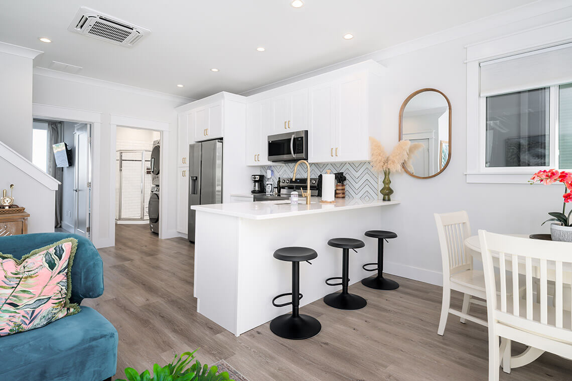 En suite villas at the Cove