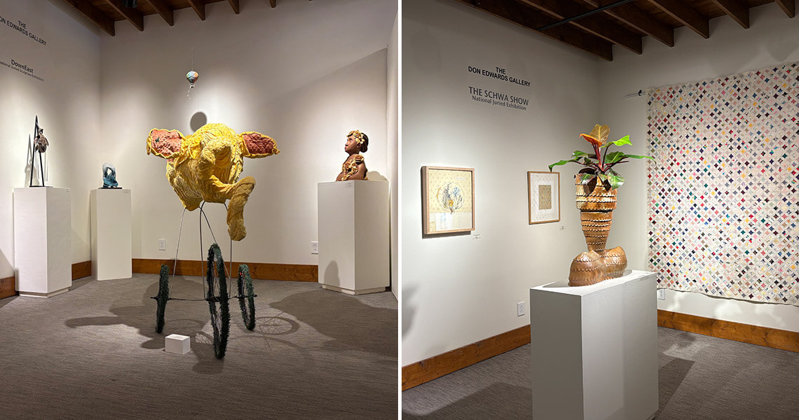 Exhibits inside The Emerge Gallery & Art Center