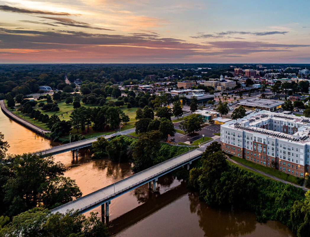 Aerial view of Greenville