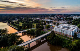 Aerial view of Greenville