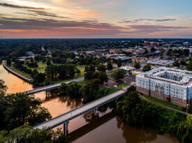 Aerial view of Greenville