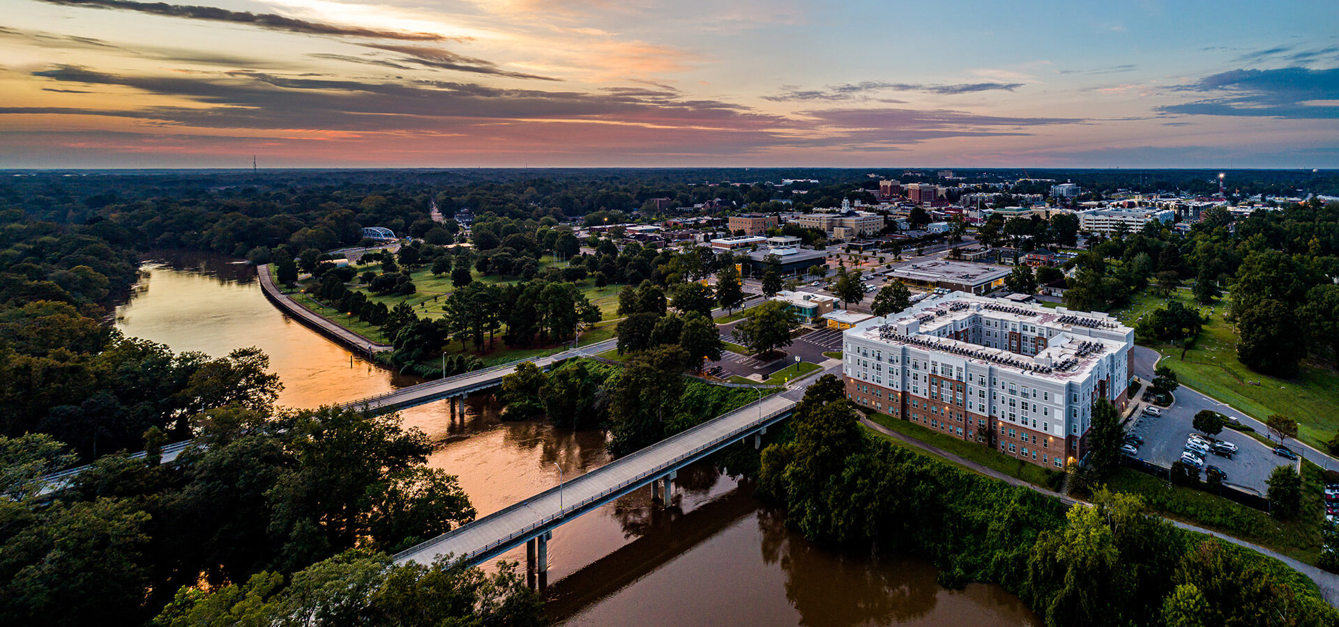 Aerial view of Greenville