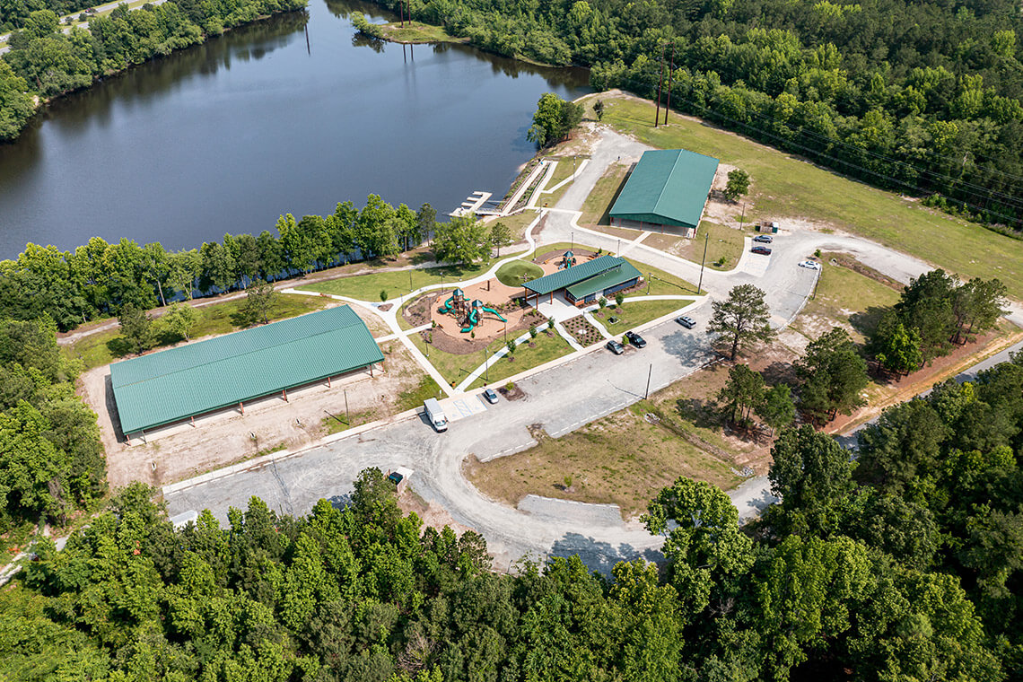 Overhead of Wildwood Park