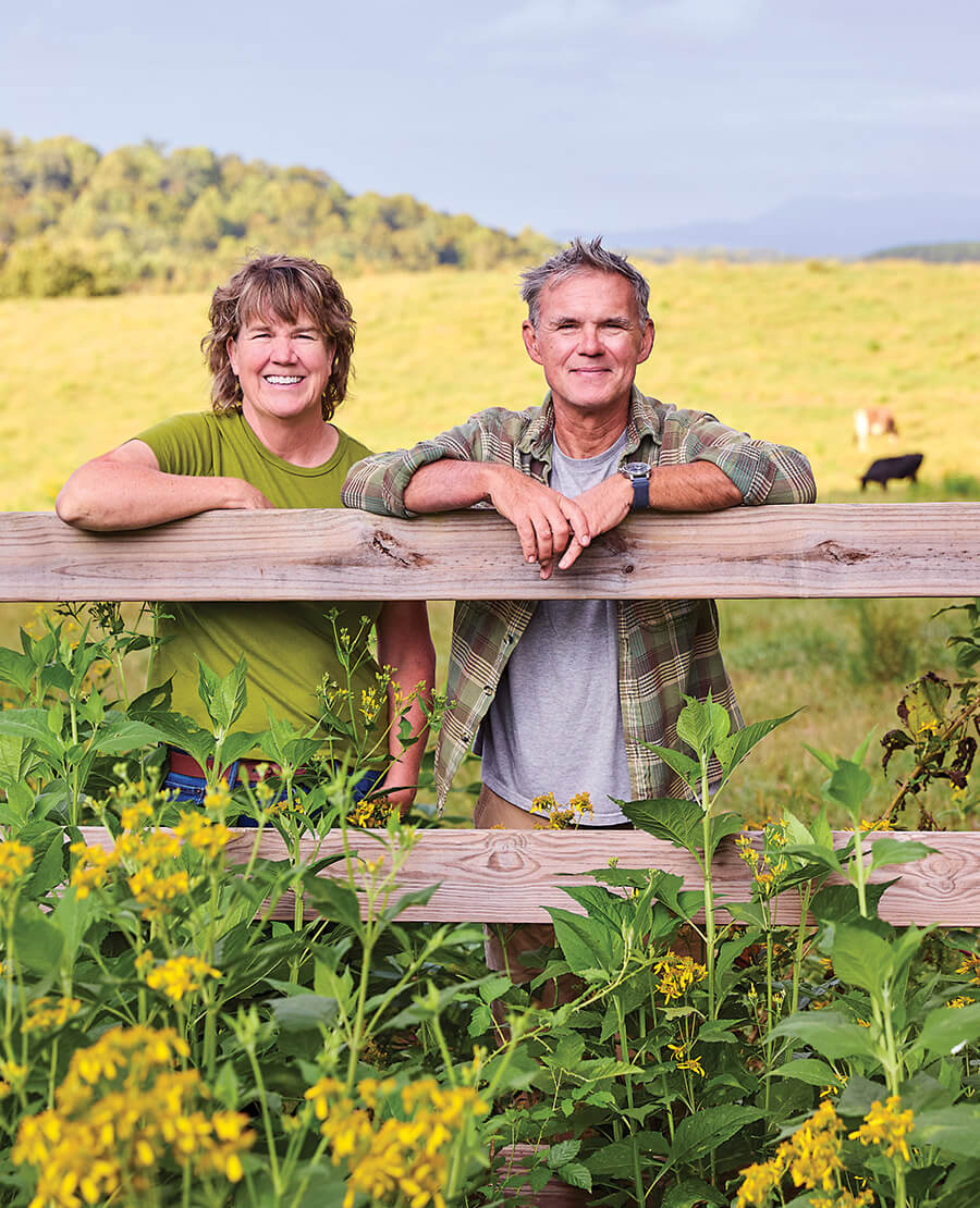 Jen and Andy Perkins at Looking Glass Creamery