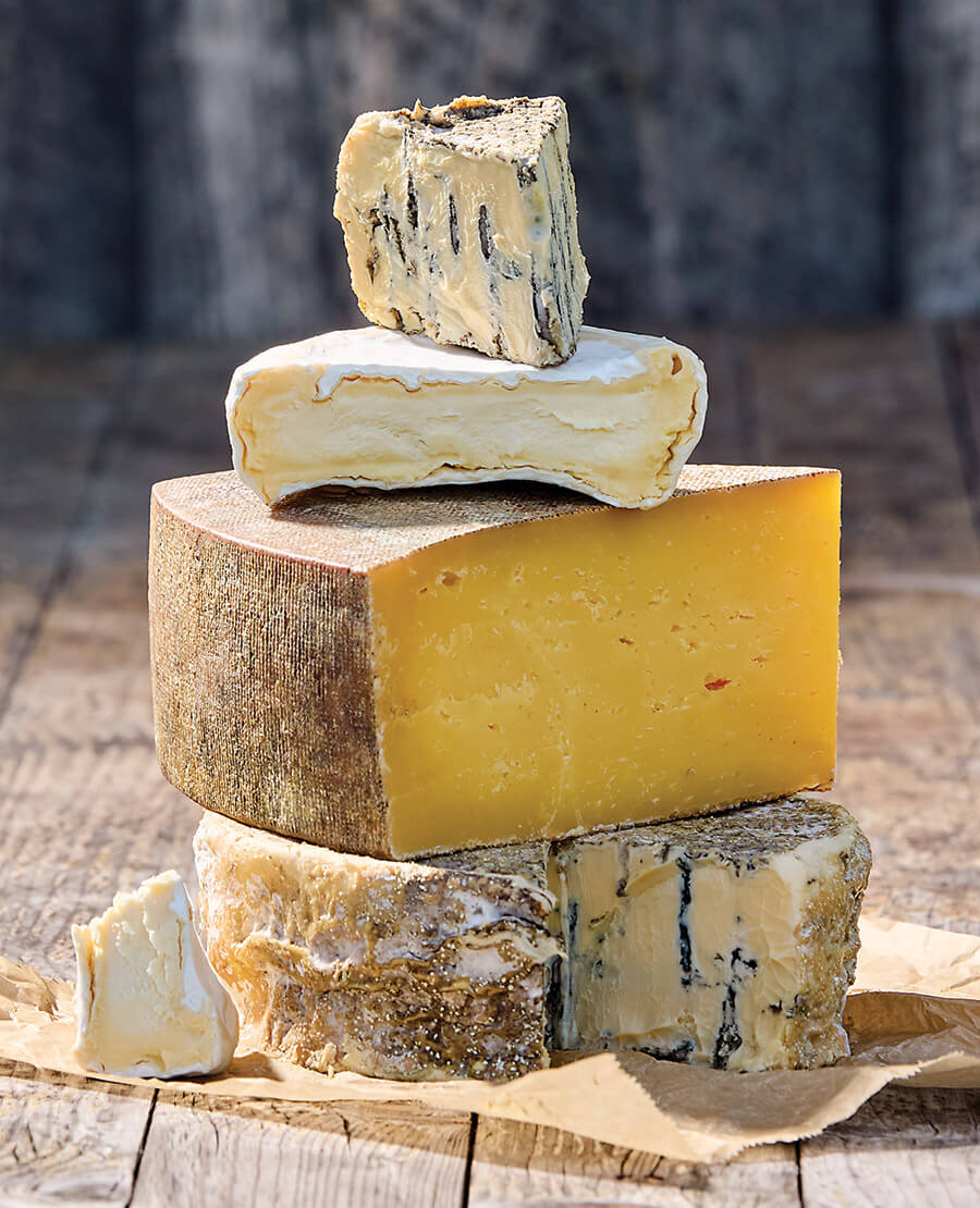 Green River Blue, Drovers Road, Tally-Ho, and more Green River Blue cheeses at Looking Glass Creamery