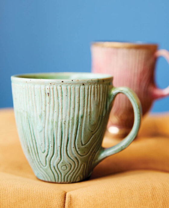 Glazed mugs by Cold Mountain Art Collective