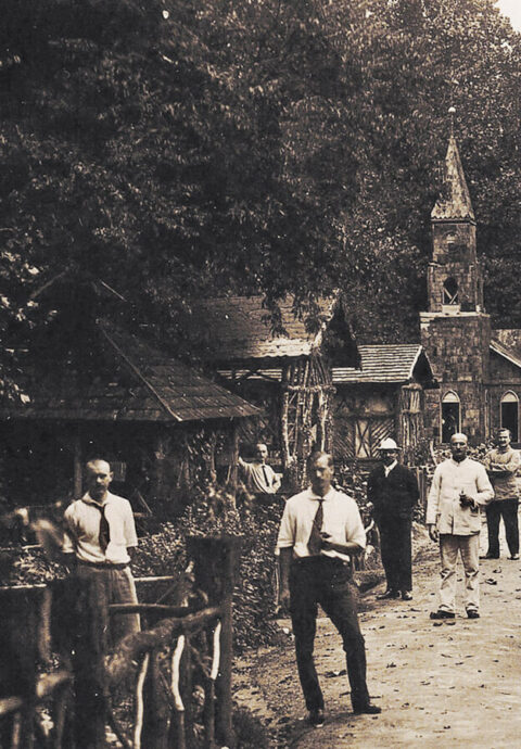 German internees in Old Heidelberg
