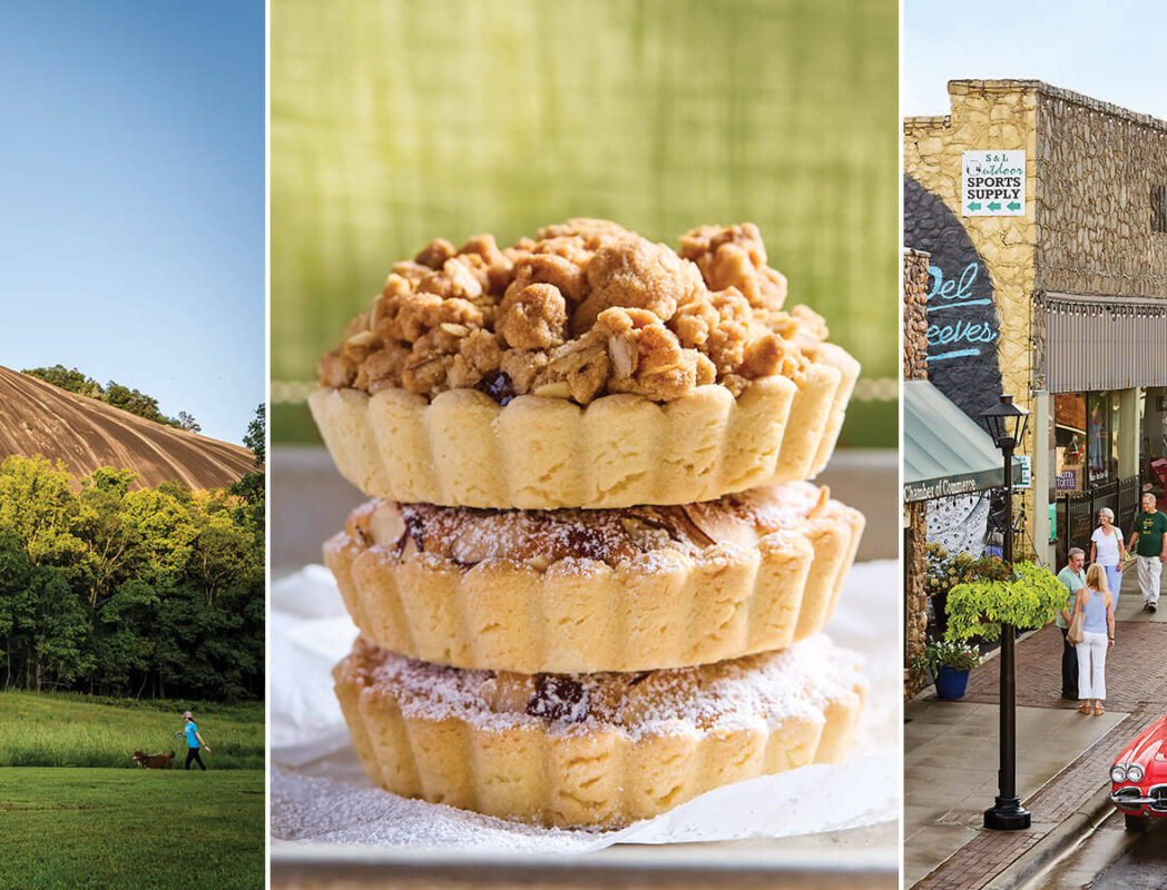 Stone Mountain, Little Seed Kitchen, and downtown Sparta